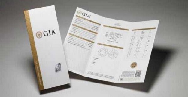 תעודה גמולוגית של ה-GIA