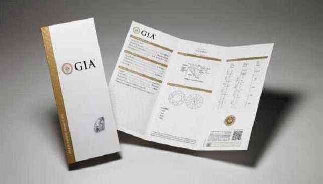 תעודה גמולוגית של ה-GIA