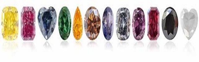different colored diamonds 14 different colored diamonds 14