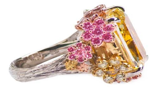 holly madison 22 carat engagement ring by layna and alan friedman 21433281