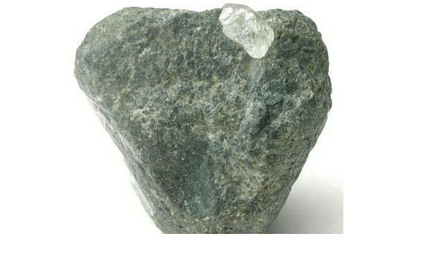 kimberlite with diamond