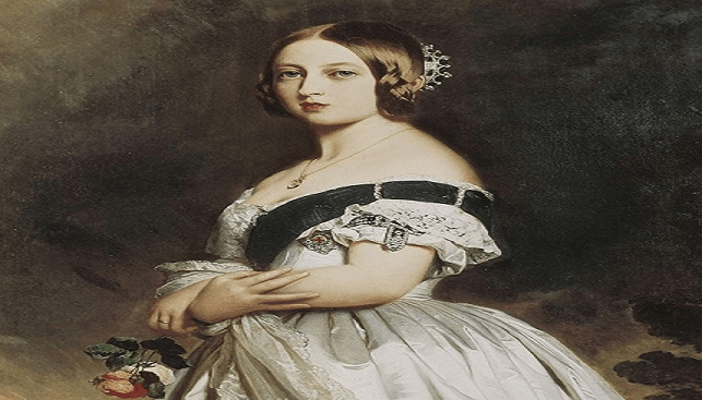 המלכה ויקטוריה 1842 שמן על קנבס