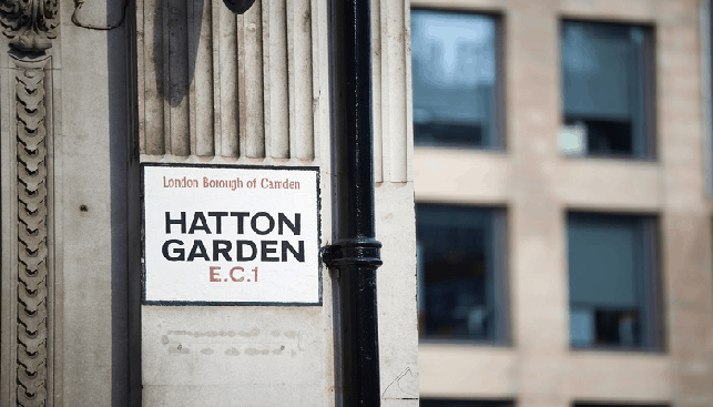 Hatton Garden also known as Londons diamond district