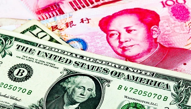 סין יואן דולר ארה"ב