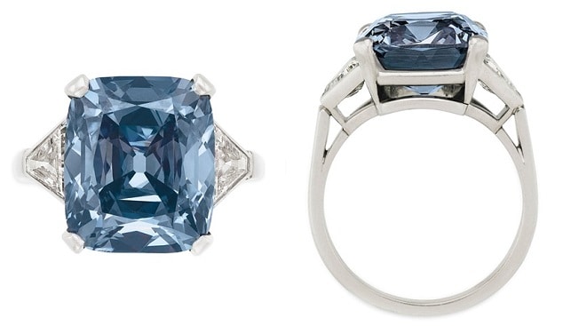 טבעת יהלום כחול בולגרי