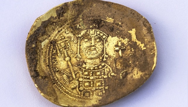 מטבע זהב תגלית קיסריה