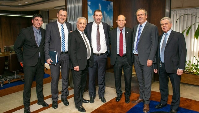 בכירי בורסת היהלומים וח"כ ניר ברקת בכירי בורסת היהלומים וח"כ ניר ברקת