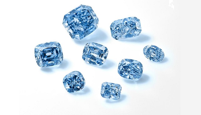 דה בירס קולקציית יהלומים כחולים