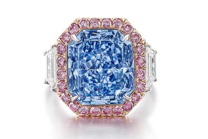 טבעת יהלום כחול סותביס (Sothebys)