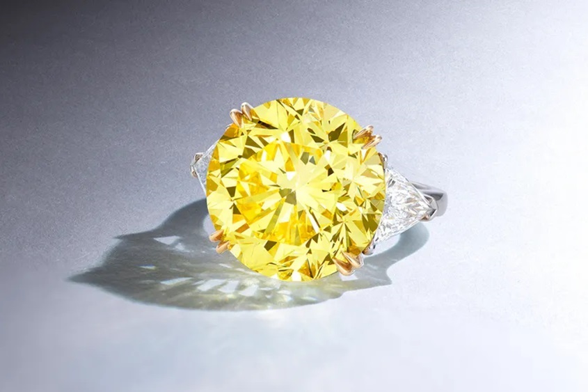 טבעת יהלום צהוב פיליפס